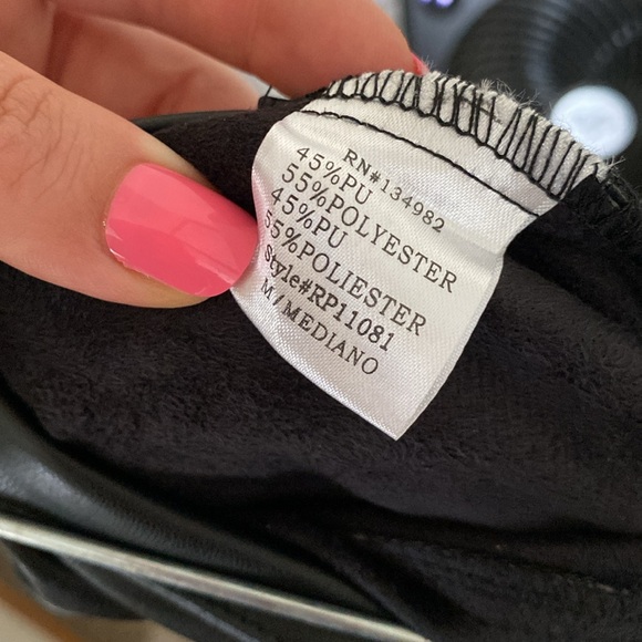 NWT! ROLY POLY FAUX LEATHER PANTS - Picture 6 of 6